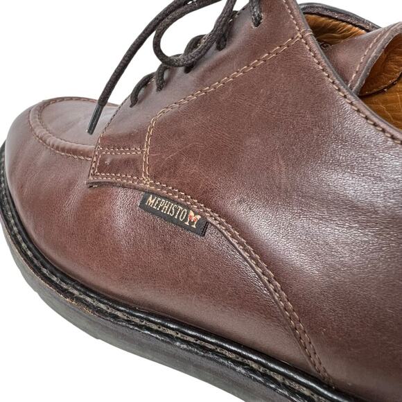 MEPHISTO Phoebus In Dark Brown Smooth Leather Men's Size 10.5 - Picture 6 of 16